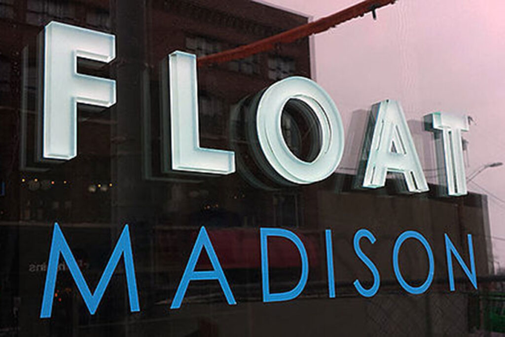 Float Madison sign