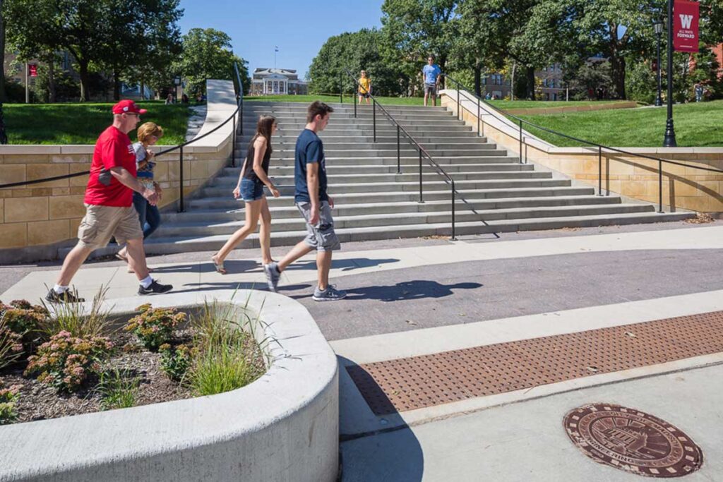 UW Library Mall exterior