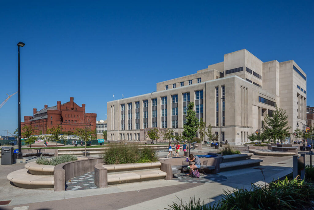 UW Library Mall exterior