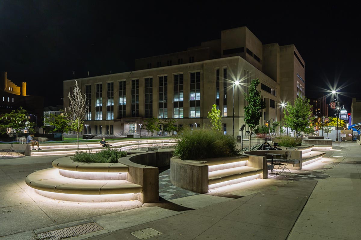 UW Library Mall exterior