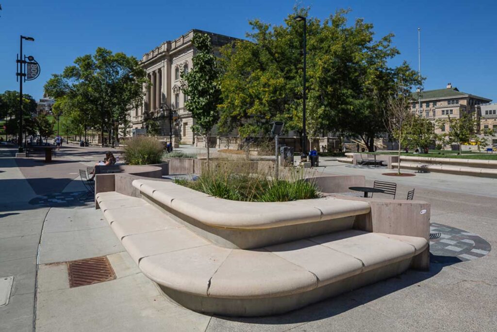 UW Library Mall exterior