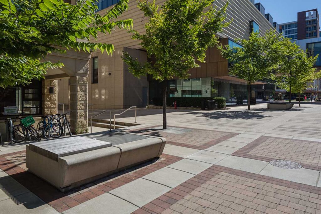 UW Library Mall exterior