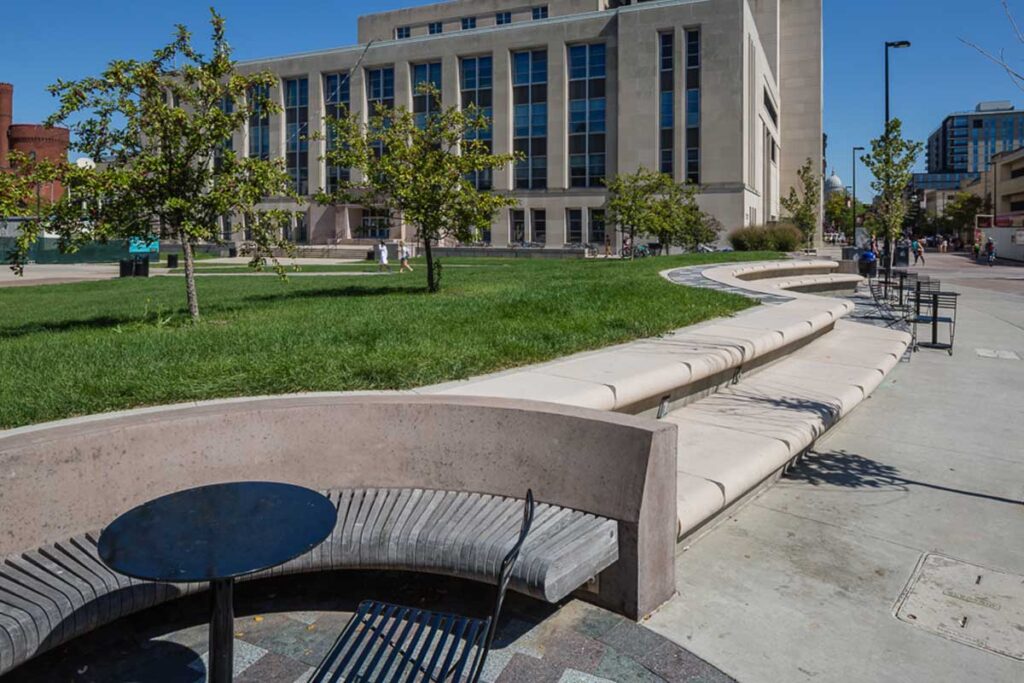 UW Library Mall exterior