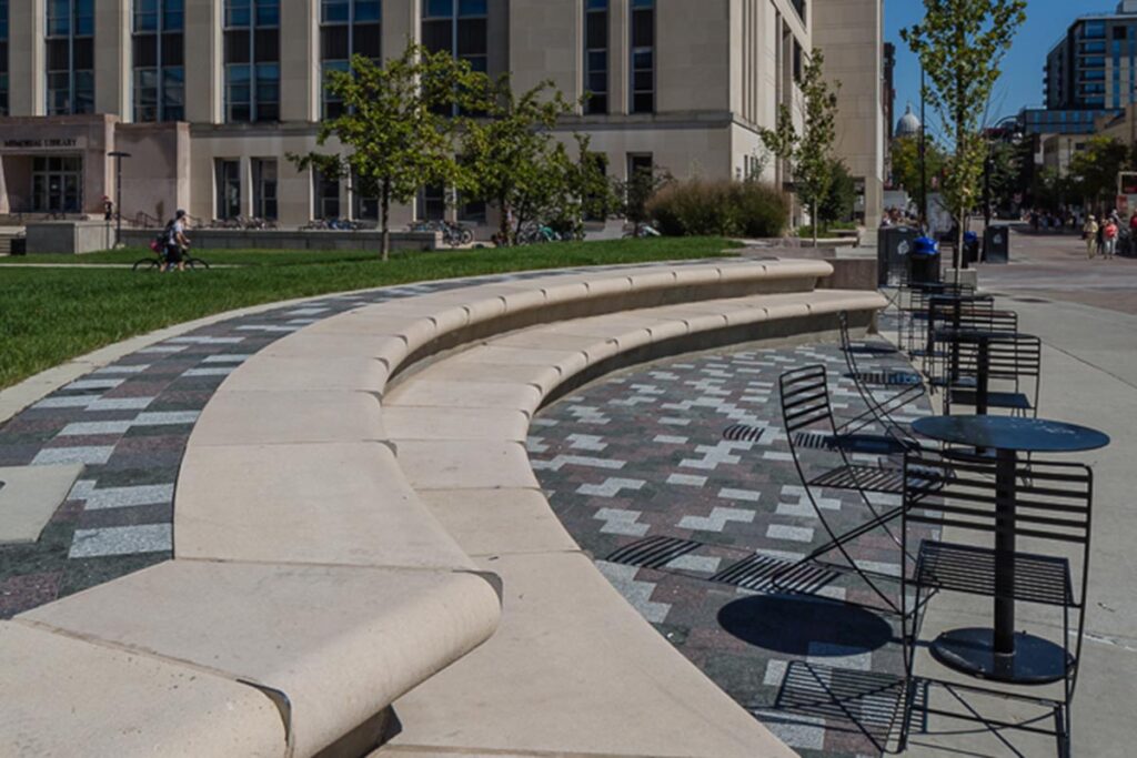 UW Library Mall exterior