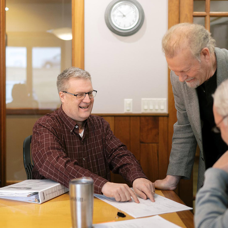 Bachmann employees in a meeting